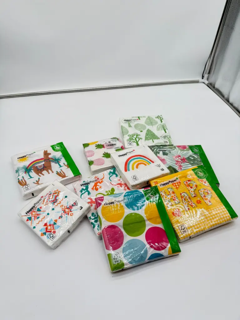 Mix Pallets Servetten – Diverse titels – Per doos vanaf €0,30 (klein) / €0,40 (groot)