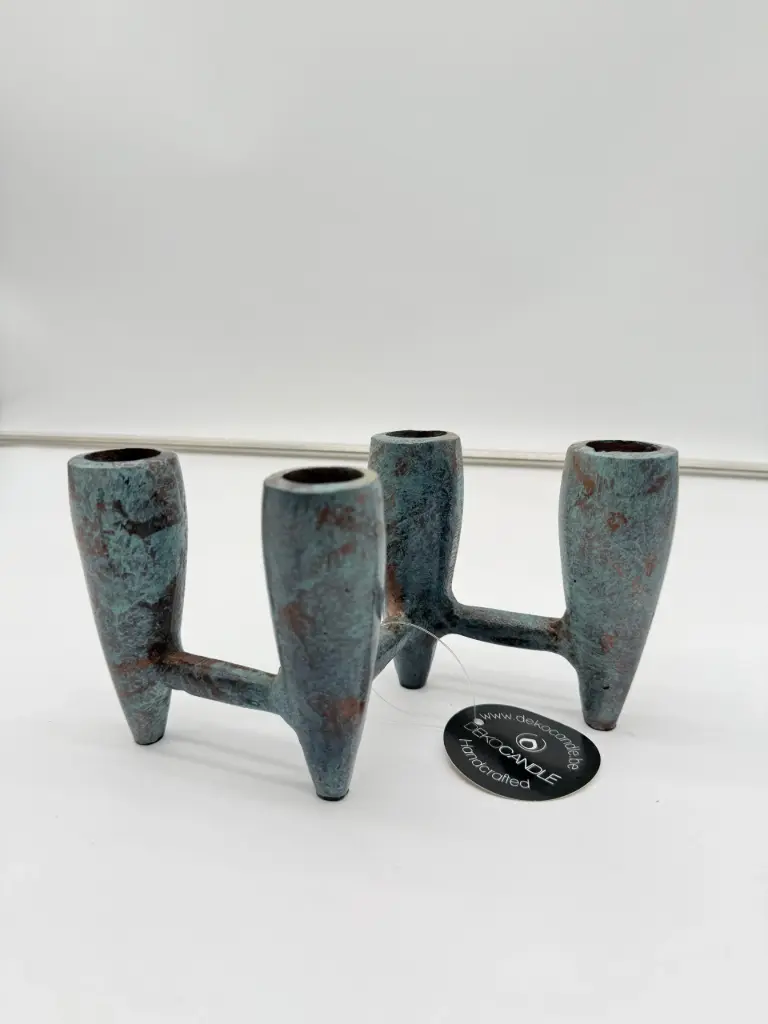 Dekocandle Taperhouder – Green Platina Aluminium Design
