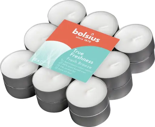 Bolsius Geurtheelichten True Freshness Fresh Breeze 18 Stuks