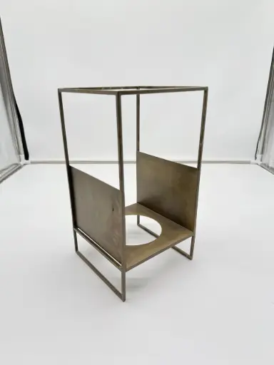 Dekocandle Nikkel Frame voor Glas – Stijlvol Metalen Design