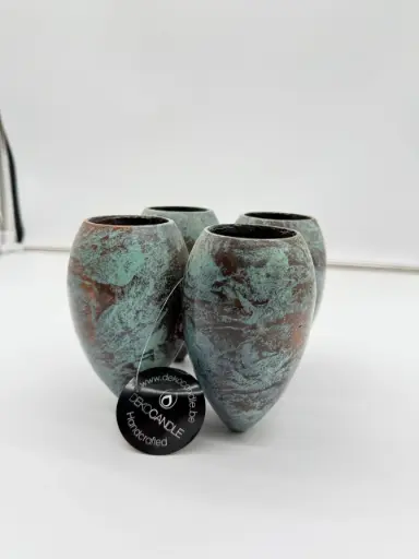 Dekocandle Group of 4 small vases