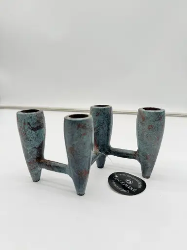 Dekocandle Taperhouder – Green Platina Aluminium Design